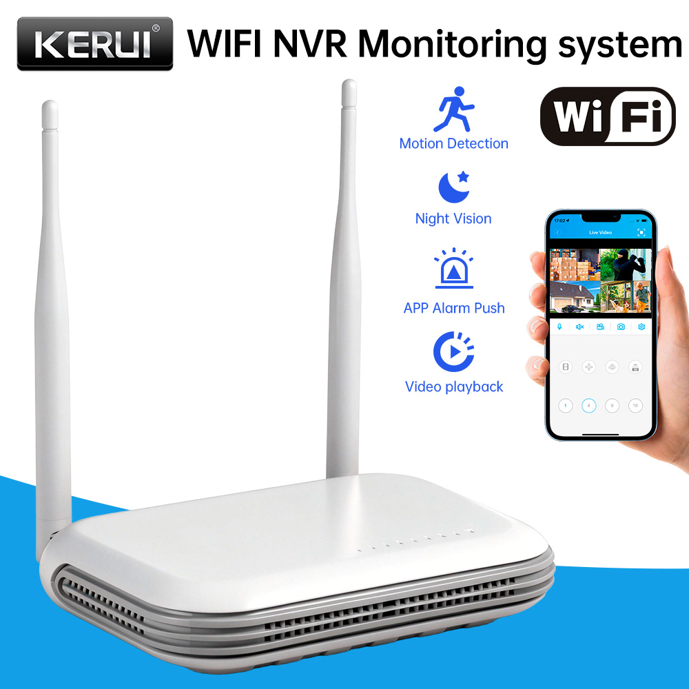 KERUI Mini Network WIFI 8CH NV - огляд і ціна Security Ip Camera