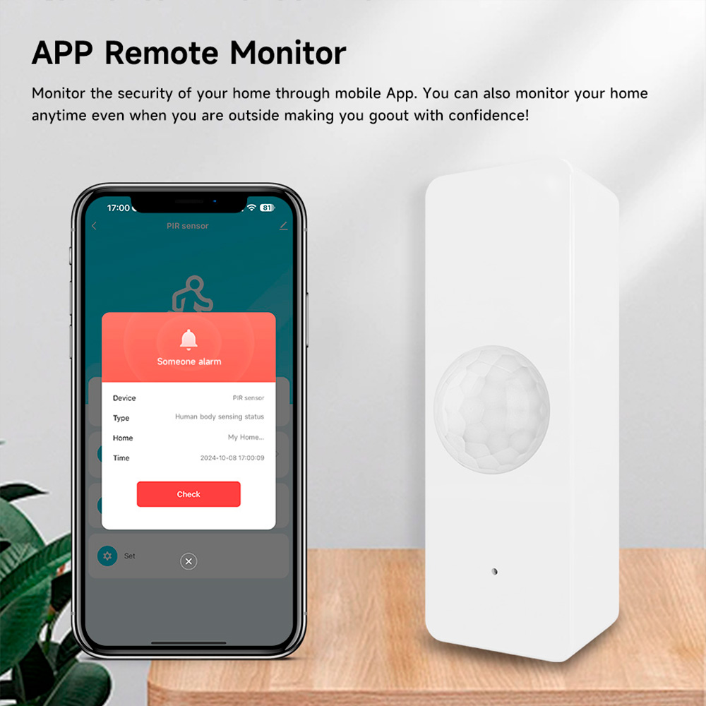 WiFi Smart PIR Motion Sensor T - огляд і ціна Smart Home Full System