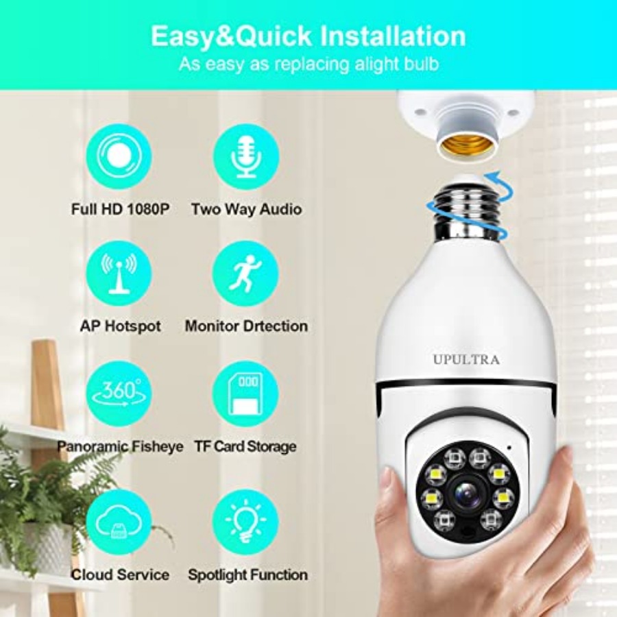 Light Bulb 1080P Security Wire - огляд і ціна Smart Home Lighting