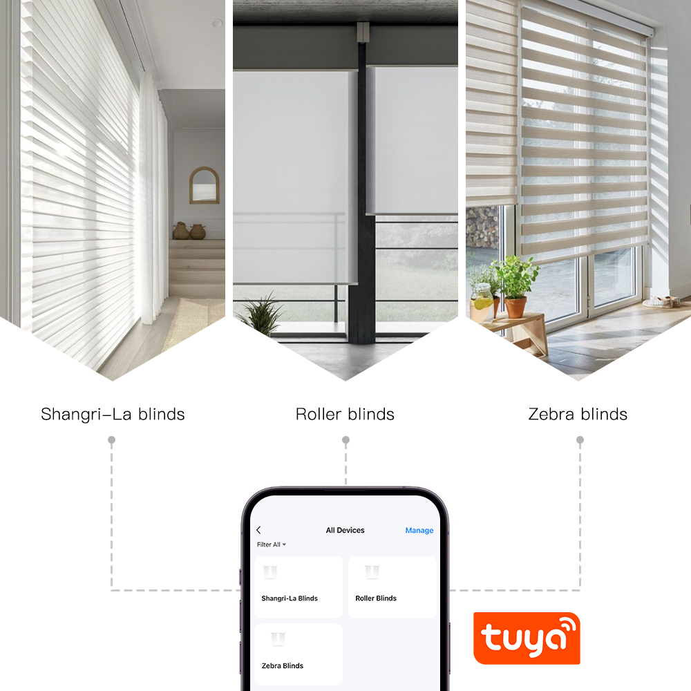 Tuya WiFi Smart Roller Shade B - огляд і ціна Smart Home Youtube