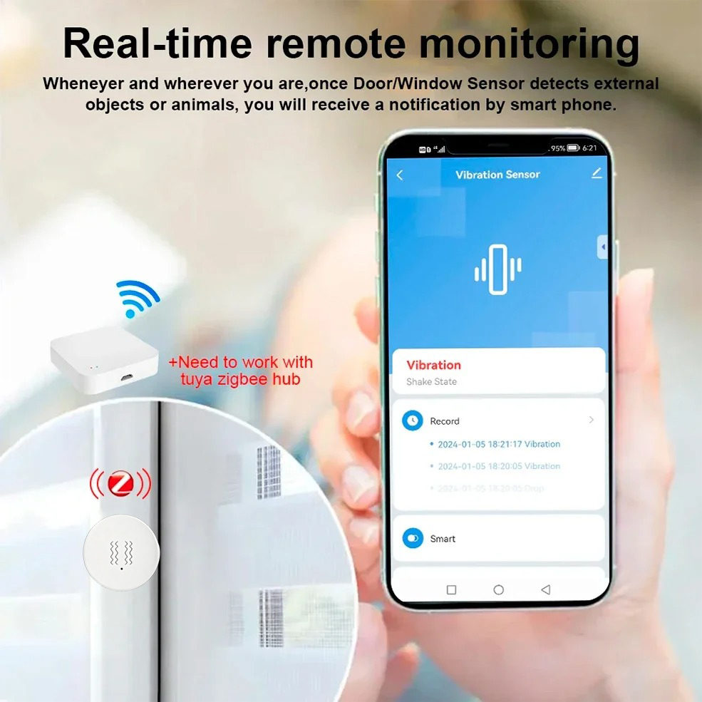 Tuya ZigBee Smart Vibration &  - огляд і ціна Smart Home Full System