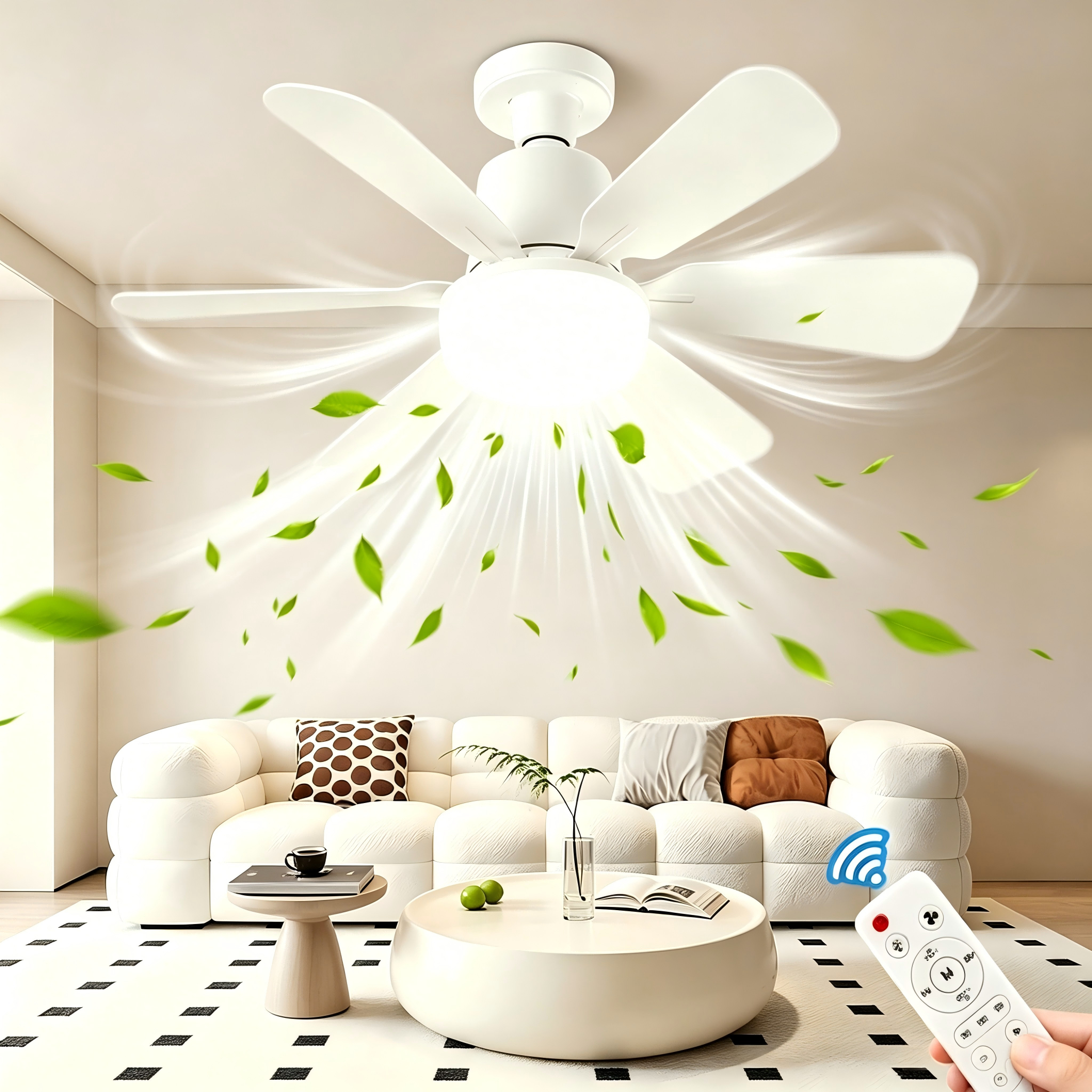 40W Ceiling Fan with Remote Co - огляд і ціна Smart Ceiling Fan