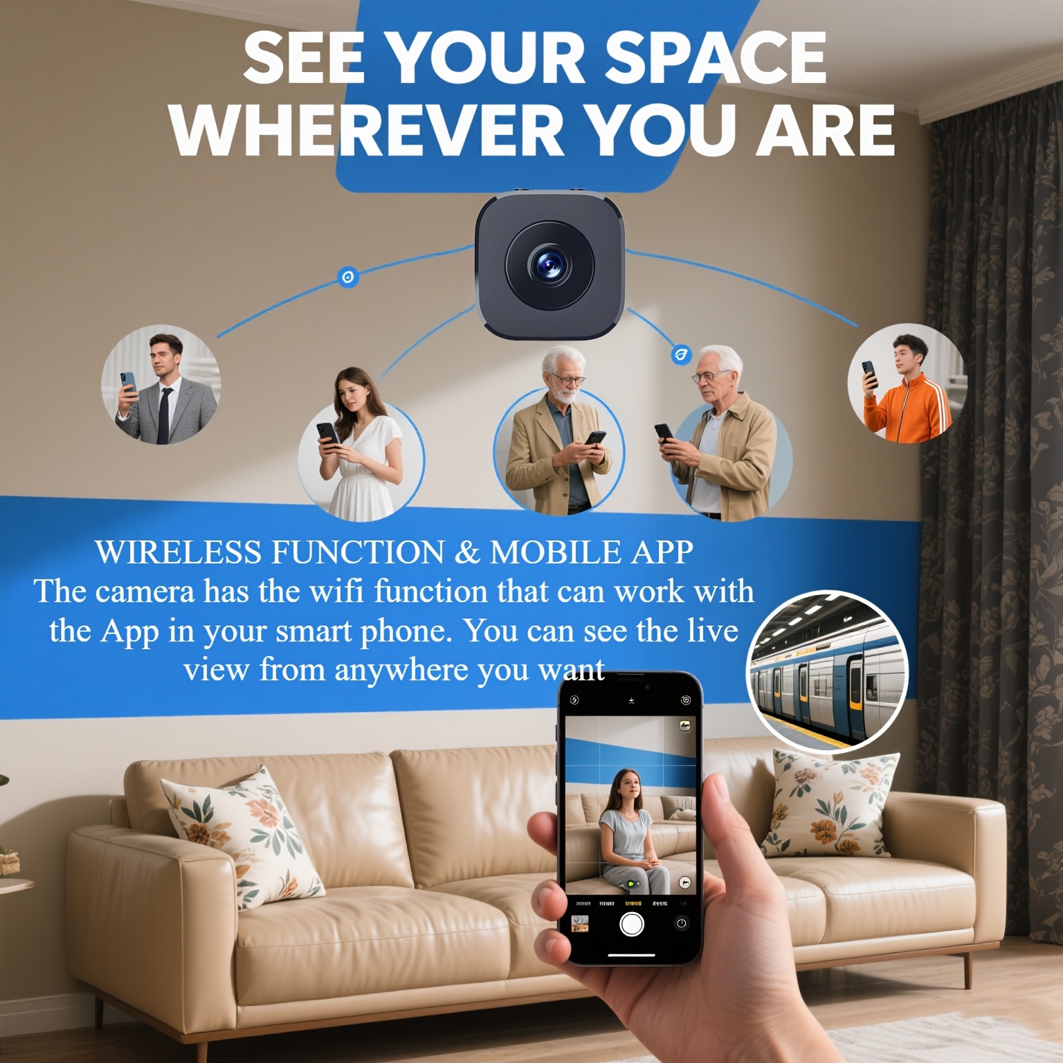 1080P HD Mini WiFi Camera Indo - огляд і ціна Security Ip Camera