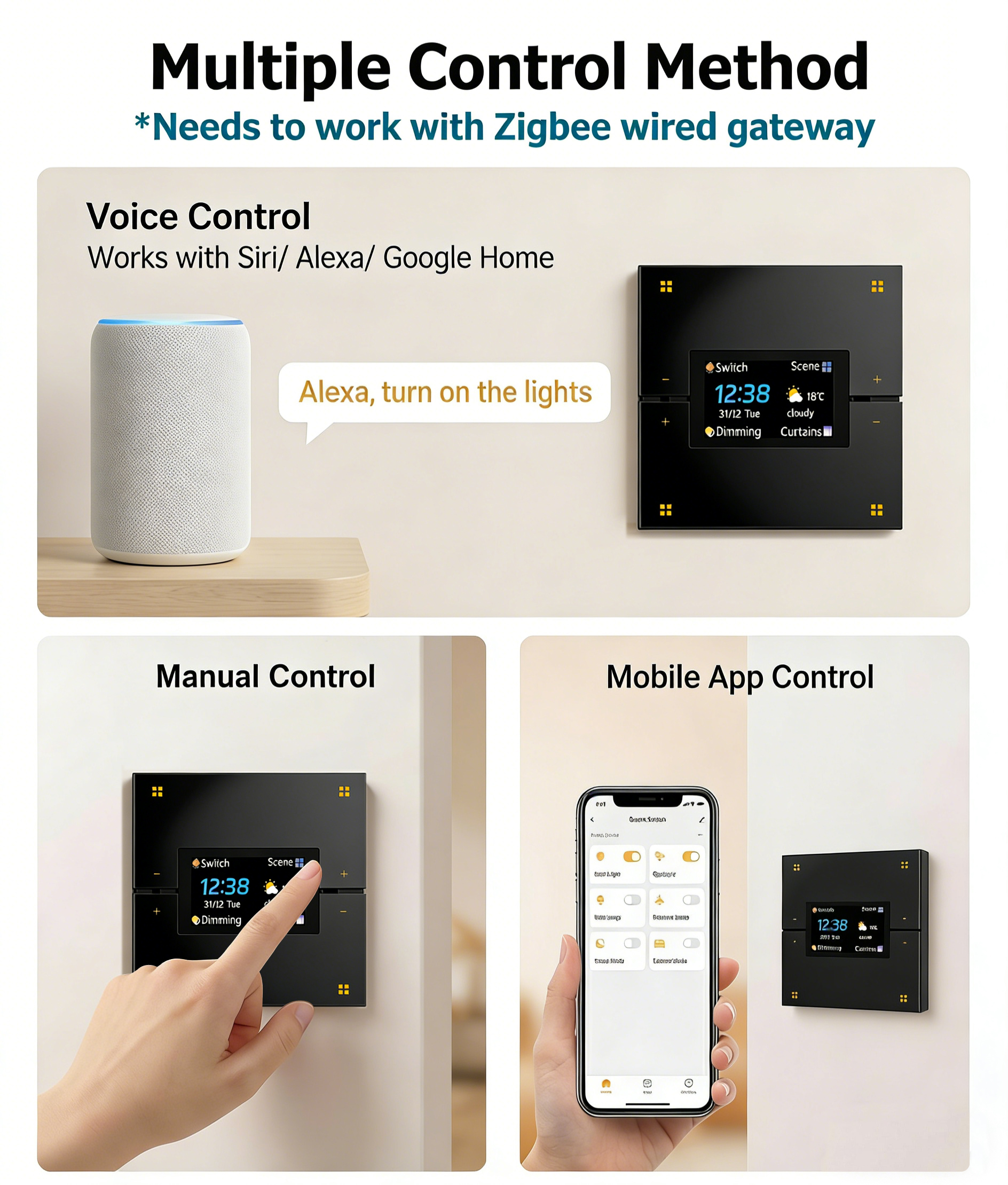 M9 Pro 8-Button UK Tuya Smart  - огляд і ціна Smart Home Display