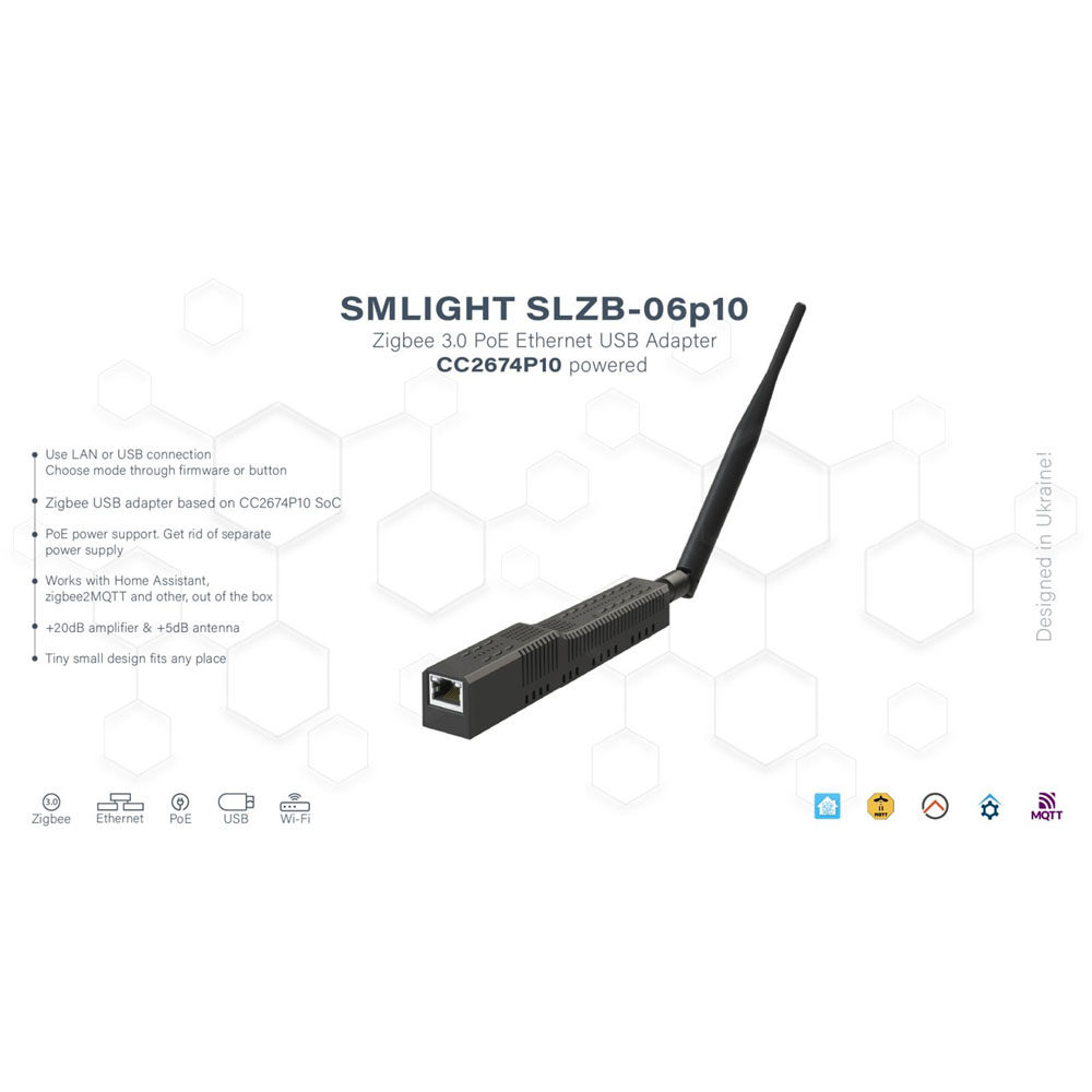 SMLIGHT SLZB-06P10 Zigbee 3.0  - огляд і ціна Smart Home Zentrale