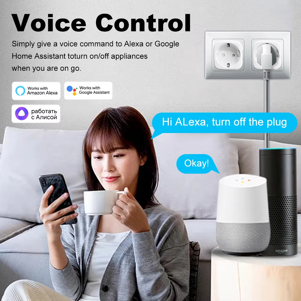 20A AC100-240V Wifi Smart Plug - огляд і ціна Smart Home Elements