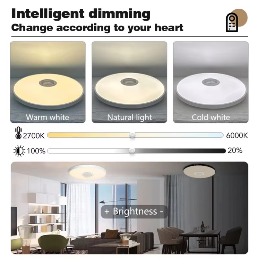 TUYA Smart Music Ceiling Light - огляд і ціна Smart Home For Pc