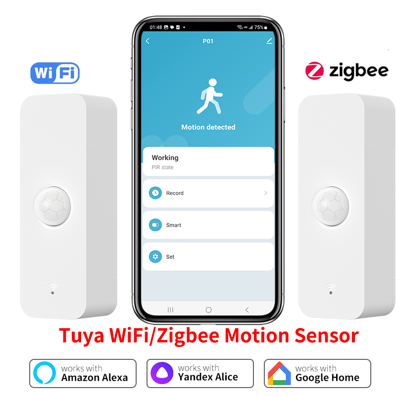 Tuya WiFi Zigbee PIR Motion Se - огляд і ціна Smart Home Integration
