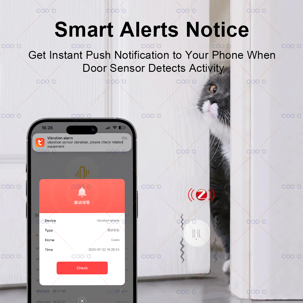 ZigBee Tuya Smart Vibration Se - огляд і ціна Smart Home Security