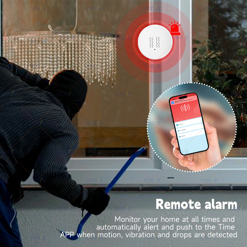 ZigBee Tuya Smart Vibration Se - огляд і ціна Smart Home Security