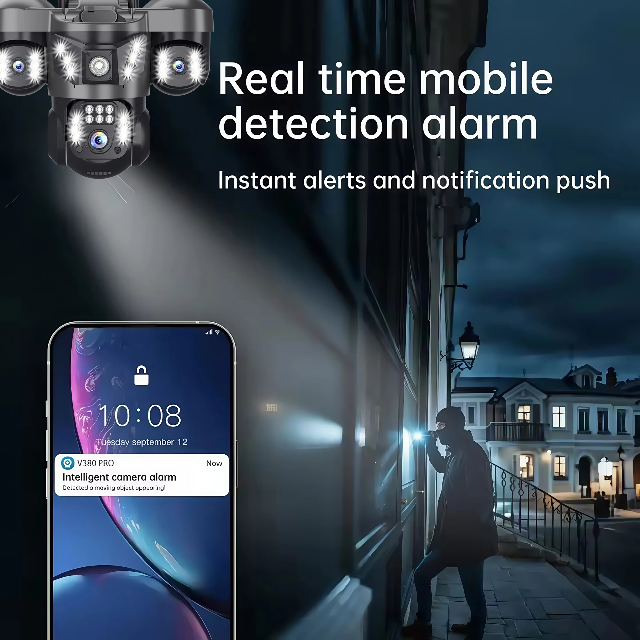15MP 8K Wifi IP Camera Three L - огляд і ціна Smart Home Kamera