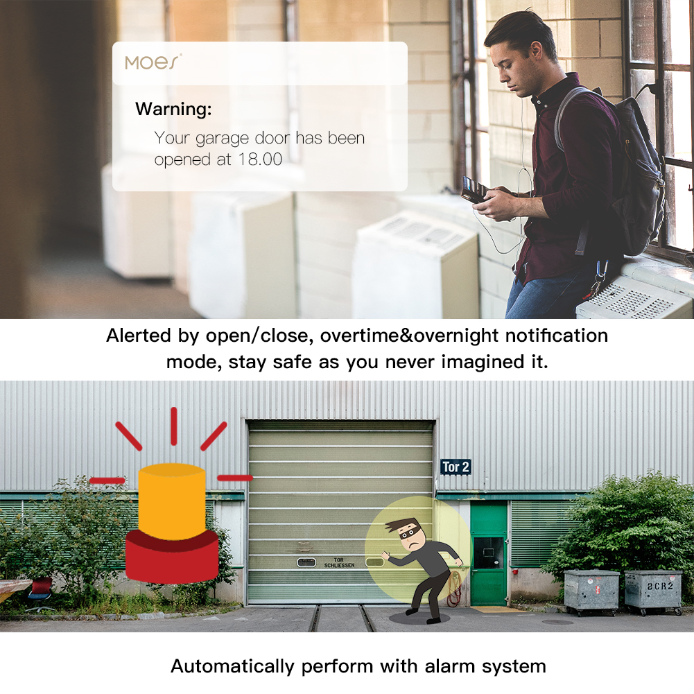 MOES Tuya WiFi Smart Garage Do - огляд і ціна Smart Home Nest