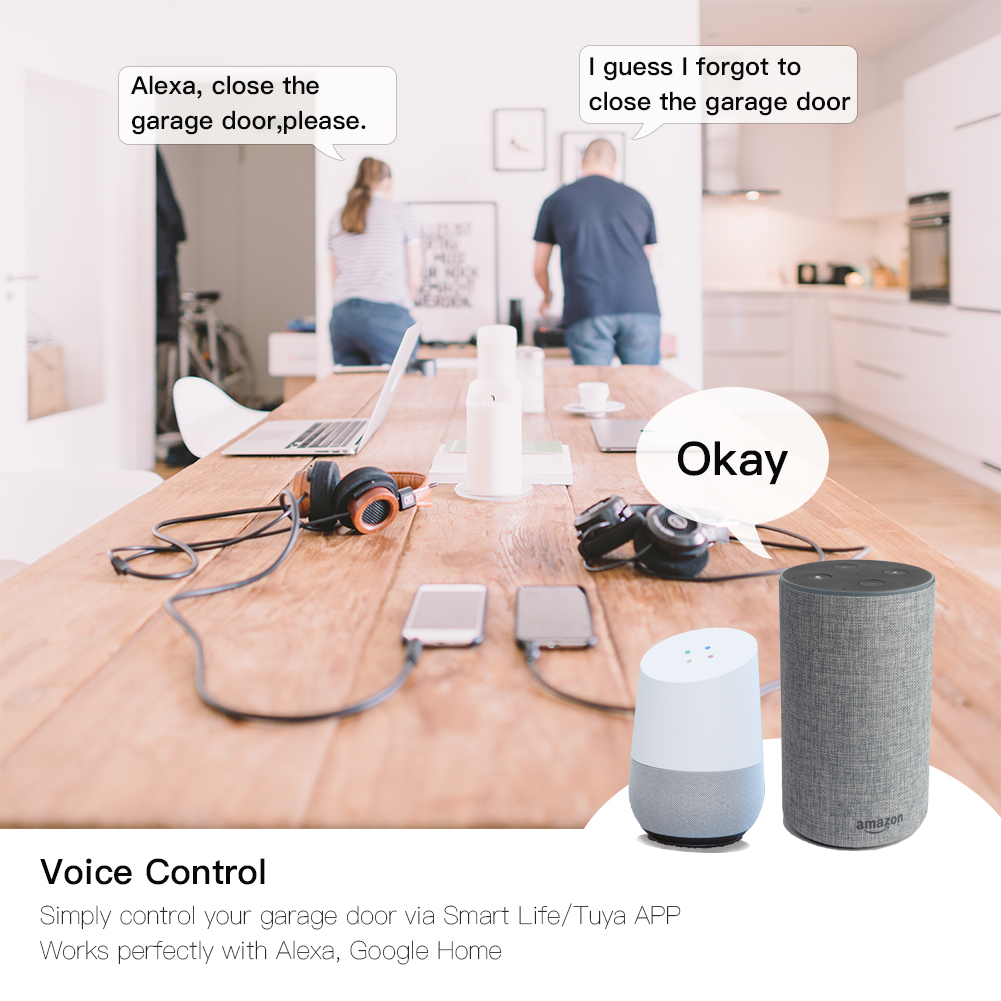 MOES Tuya WiFi Smart Garage Do - огляд і ціна Smart Home Nest