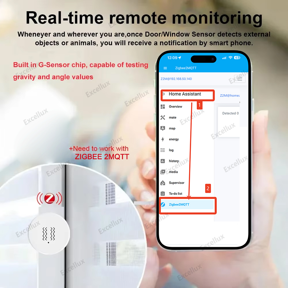 Zigbee 3.0 Smart Vibration Sen - огляд і ціна Smart Home Security