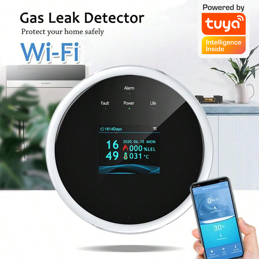 2.4G WiFi Gas Alarm Sensor Com - огляд і ціна Smart Home Full System