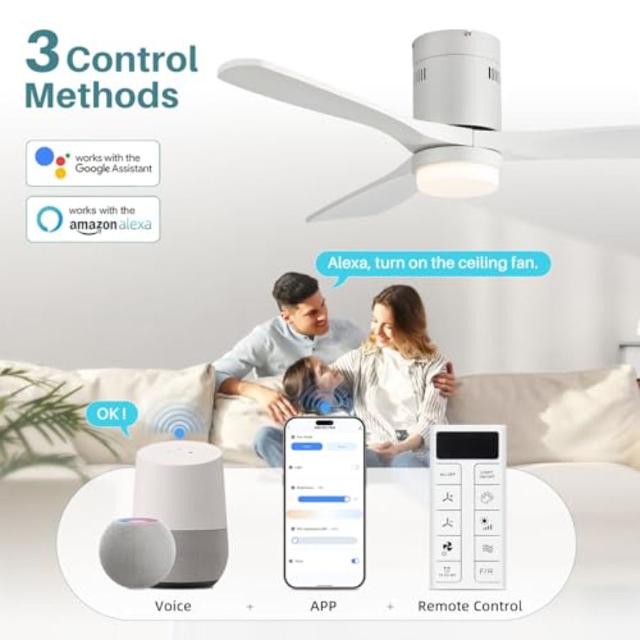 52 Inch Smart Ceiling Fan with - огляд і ціна Smart Ceiling Fan