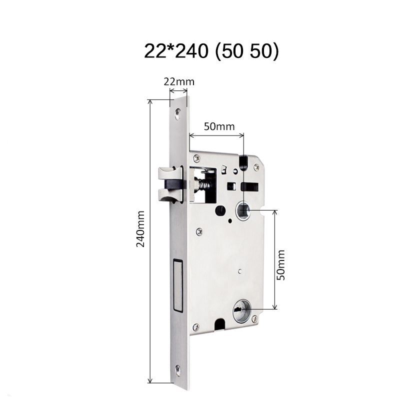 5050（240） European mortise - огляд і ціна Smart Home Door Lock