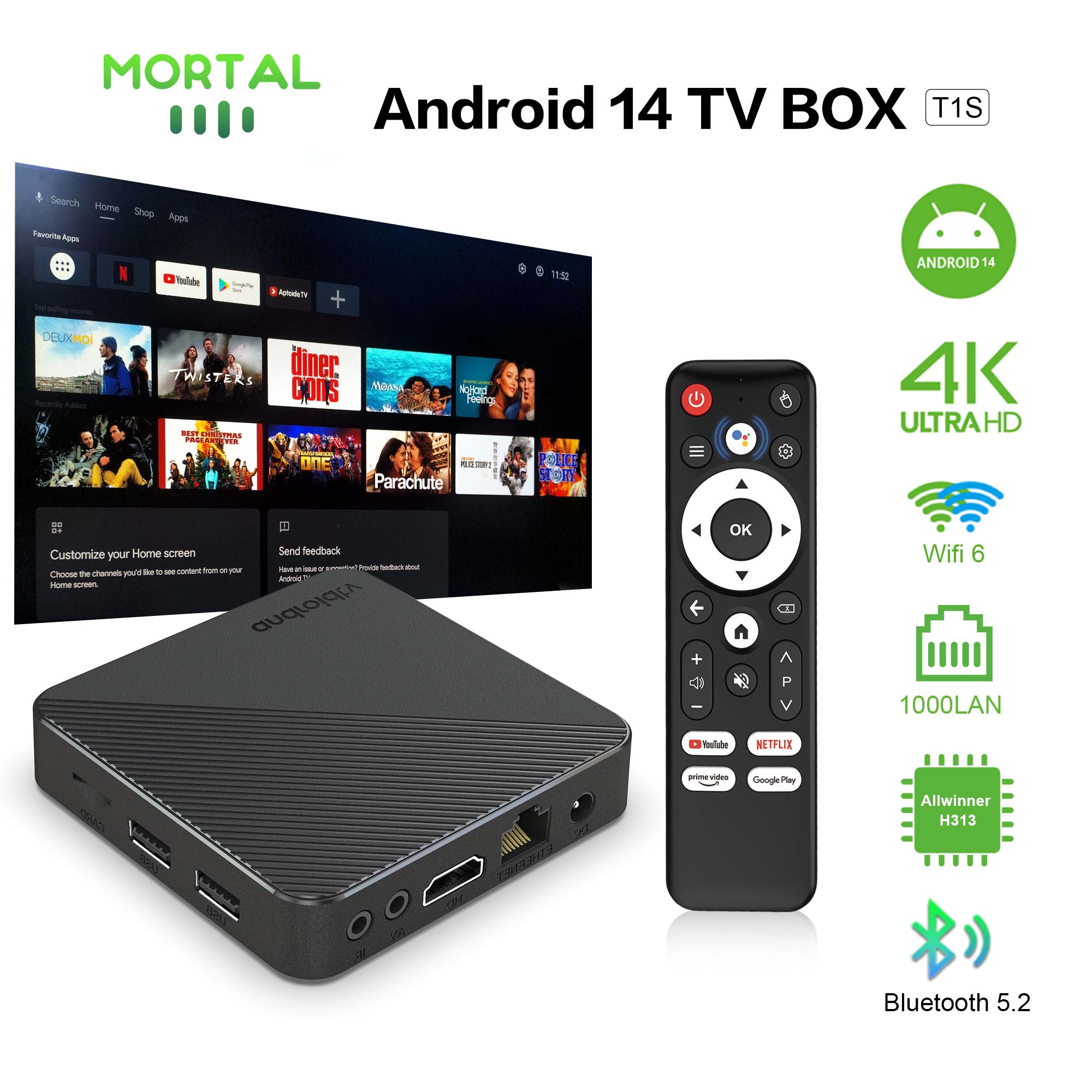 Android14 TV Box Smart Home th - огляд і ціна Smart Home Youtube