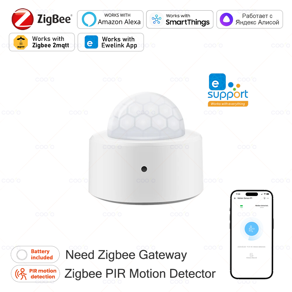 Zigbee Mini PIR Motion Sensor  - огляд і ціна Smart Home Zentrale