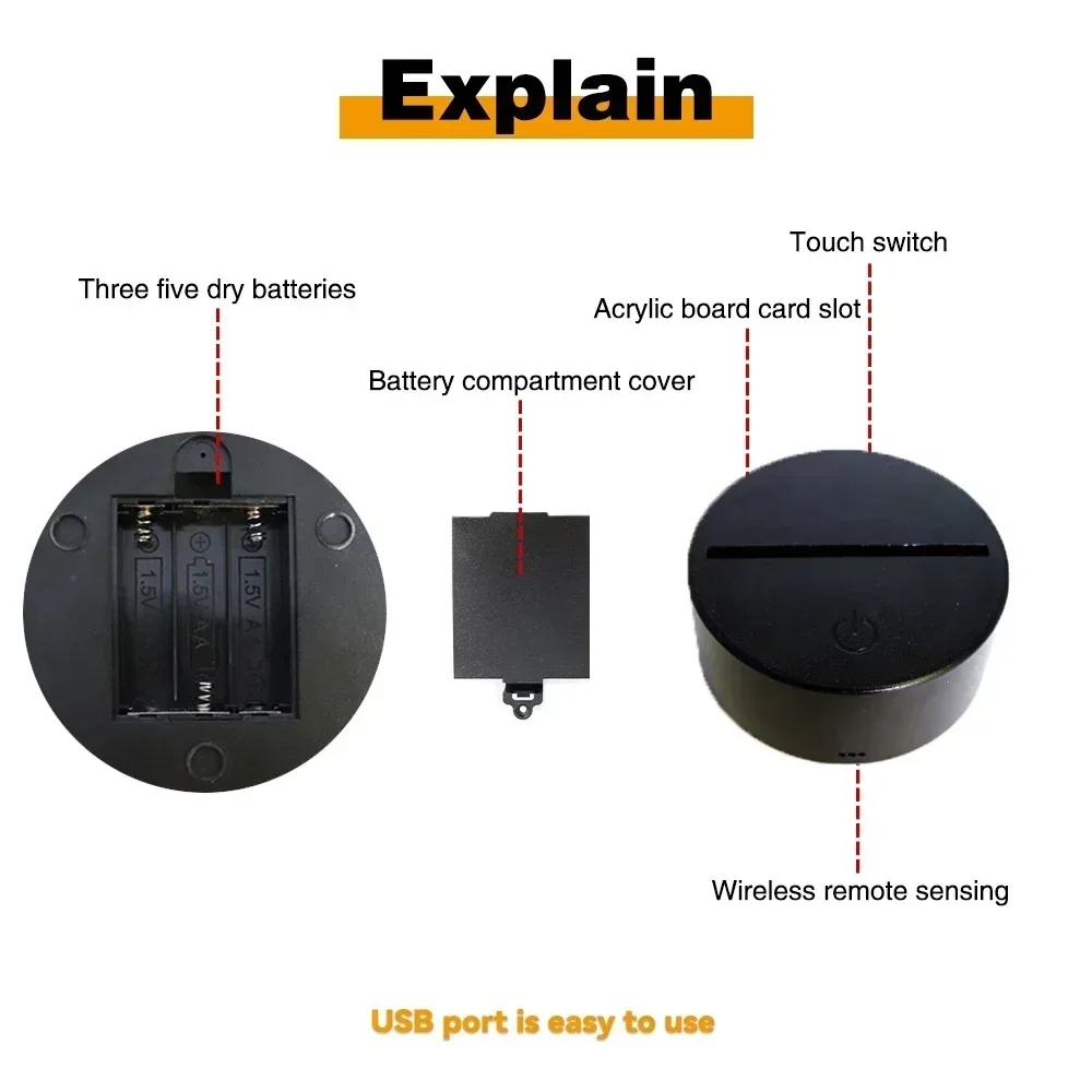 LED Night Light Illusion Stitc - огляд і ціна Smart Home Integration