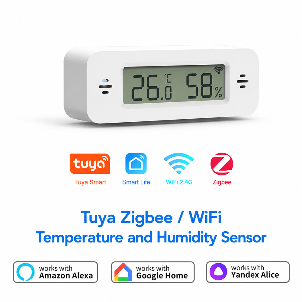 Tuya Zigbee WiFi Mini Temp & H - огляд і ціна Smart Home Simple