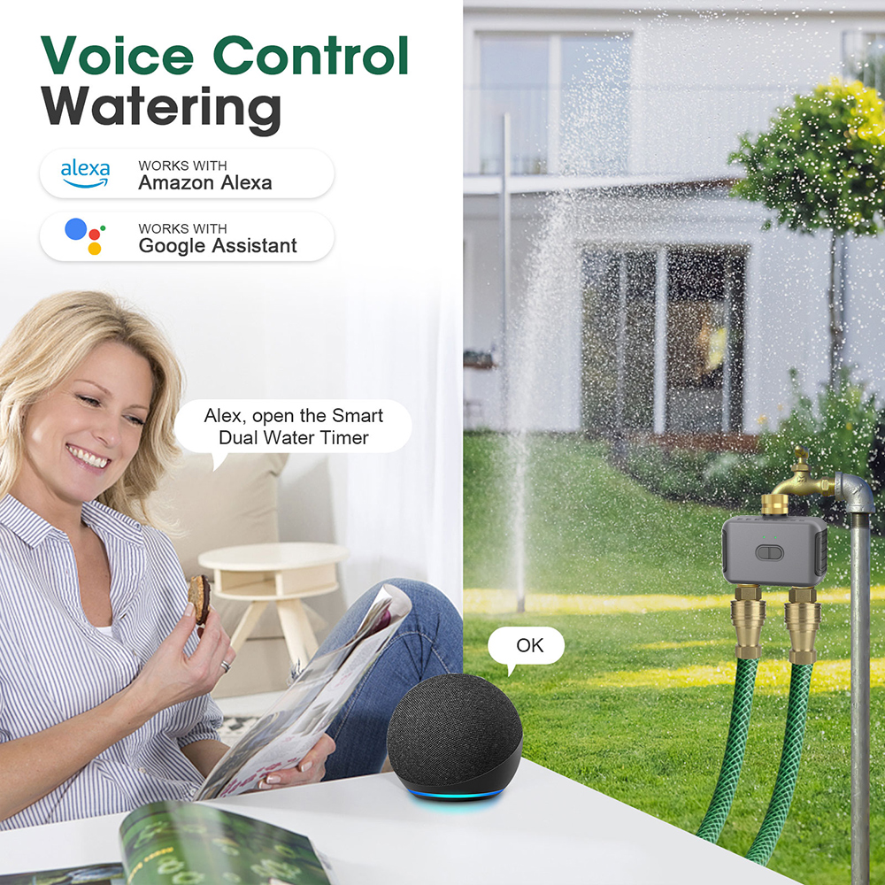 Tuya 2 Zone Watering Timer Gar - огляд і ціна Smart Home Devices