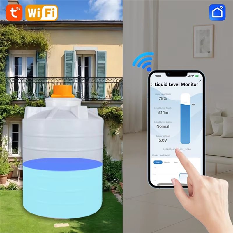 A24F-ME201WS Solar Water Level - огляд і ціна Smart Home Water Level Sensor