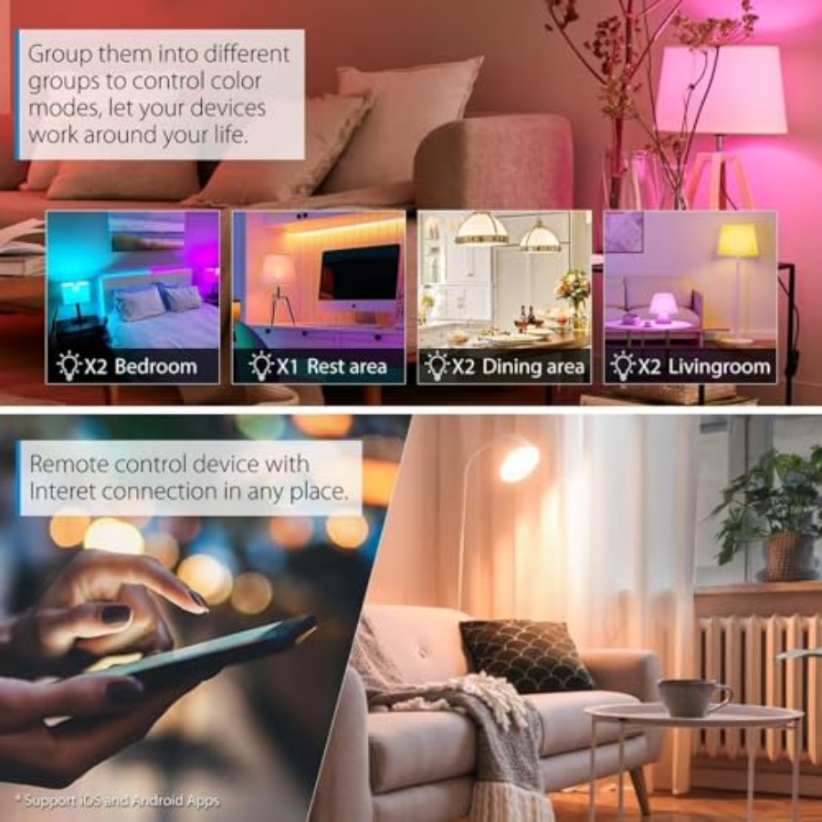 Candelabra Smart Light Bulbs 6 - огляд і ціна Smart Home Lighting